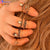 SUSENSTONE Retro 10Pcs/ Set Boho Fashion Arrow Moon Midi Finger Knuckle Rings